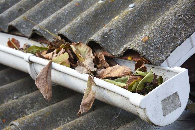 Clogged Gutter System